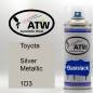 Preview: Toyota, Silver Metallic, 1D3: 400ml Sprühdose, von ATW Autoteile West.